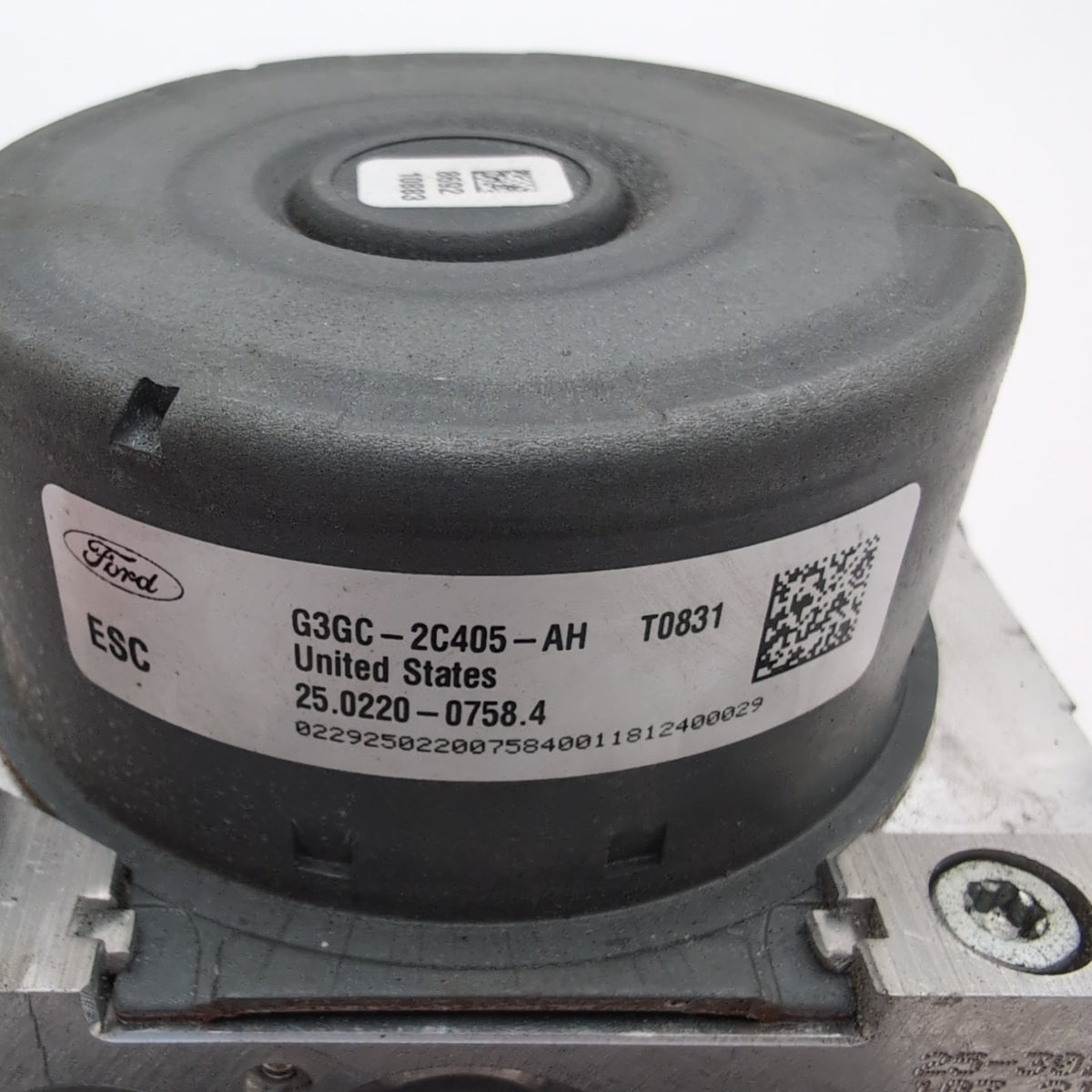 2017 - 2020 Lincoln Continental 3.7L ABS Anti Lock Brake Pump G3GC-2C405-AH