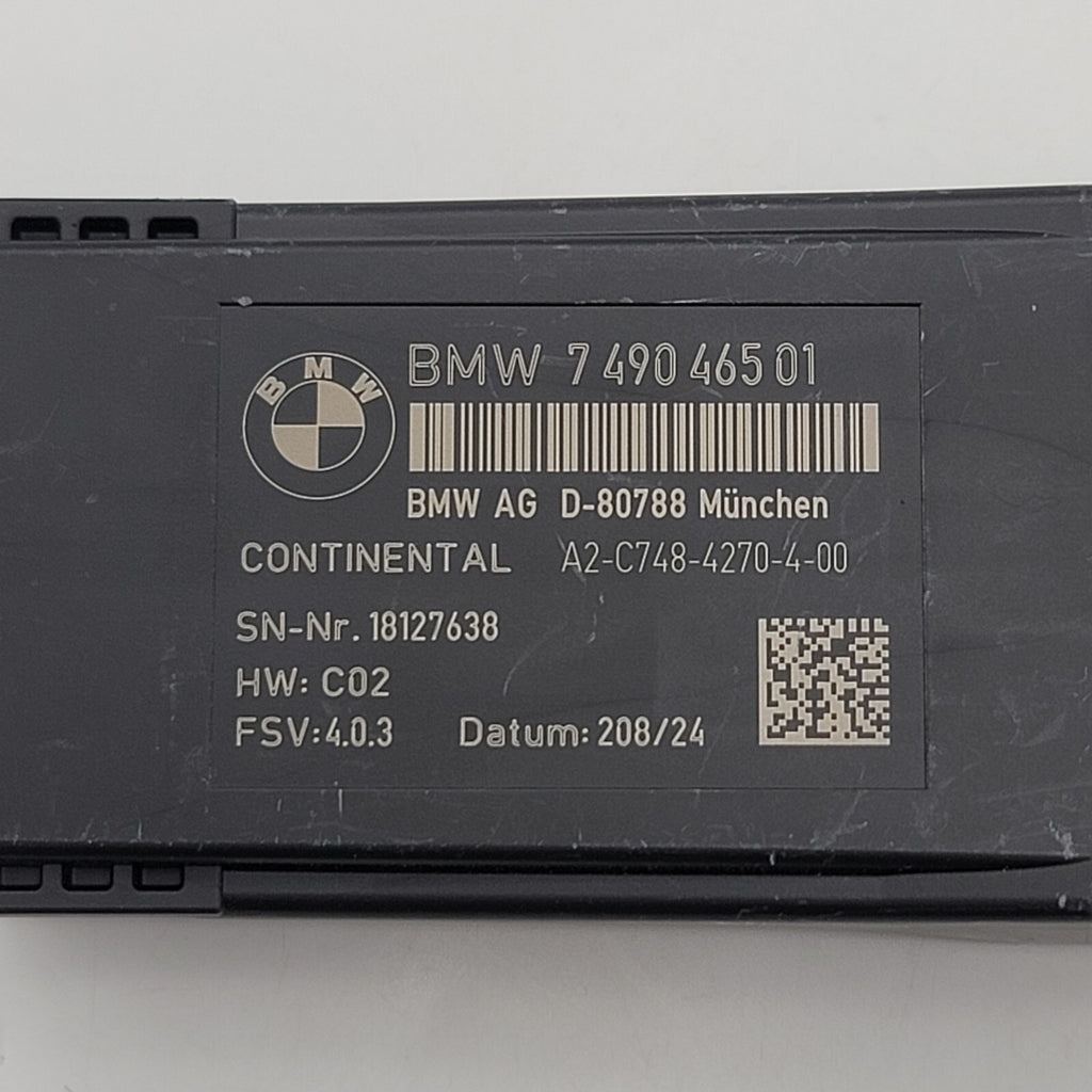 2019- 2024 BMW X5 G05 REAR LEFT DRIVER SEAT HEAT HEATED CONTROL MODULE 7490465