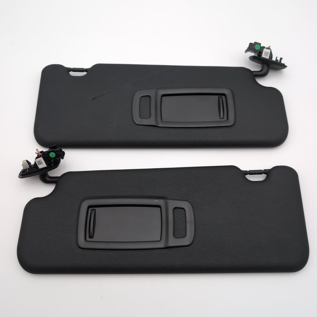 2021 - 2026 BMW 228i F44 F74 Left Right Sun Visor Set Pair Black 8096782 8096781