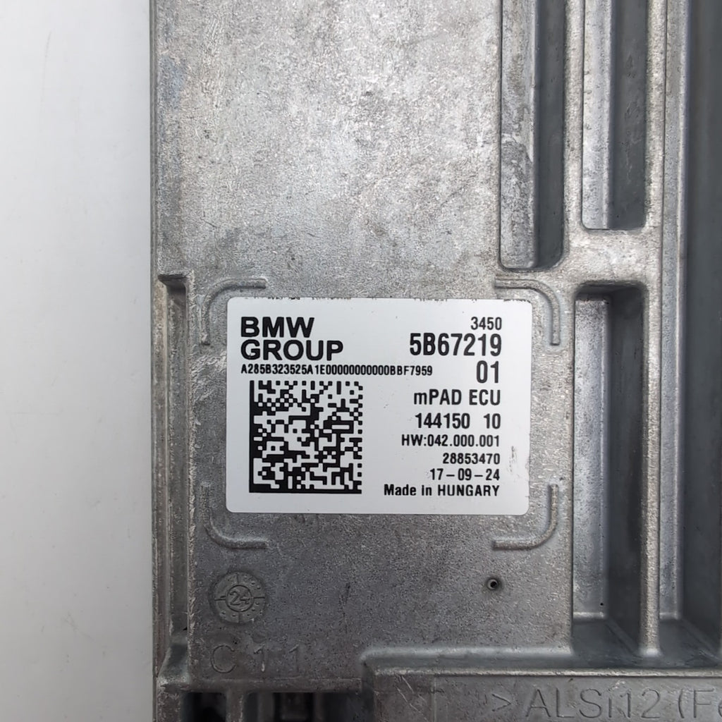 2025 BMW G45 iX I20 X3 MPAD ECU CONTROL MODULE OEM 5B6C403