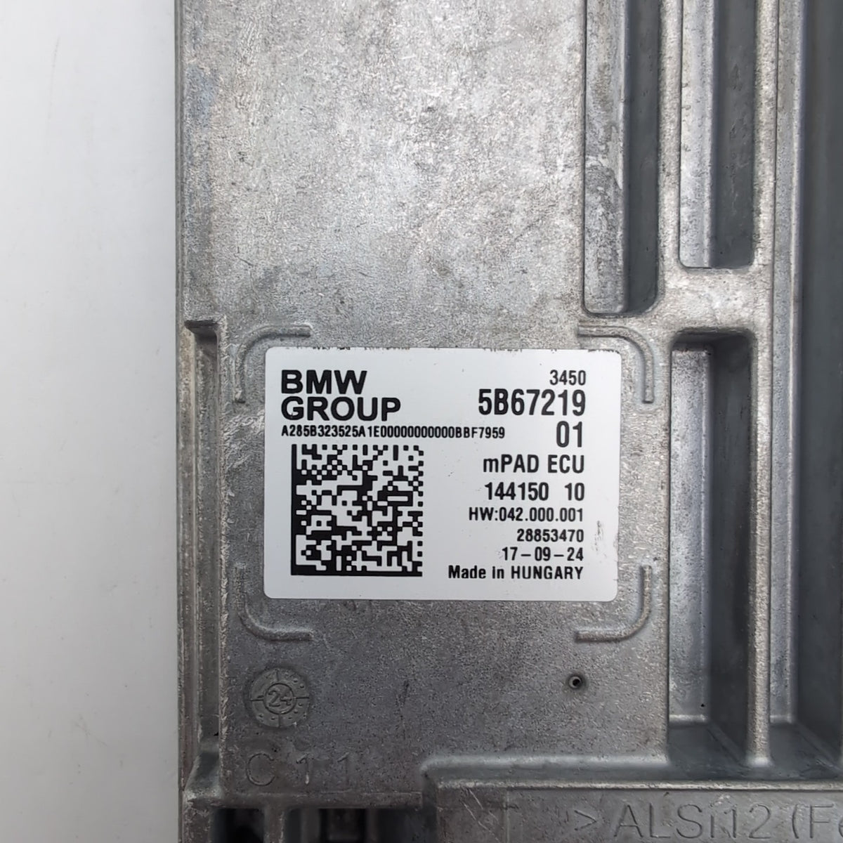 2025 BMW G45 iX I20 X3 MPAD ECU CONTROL MODULE OEM 5B6C403