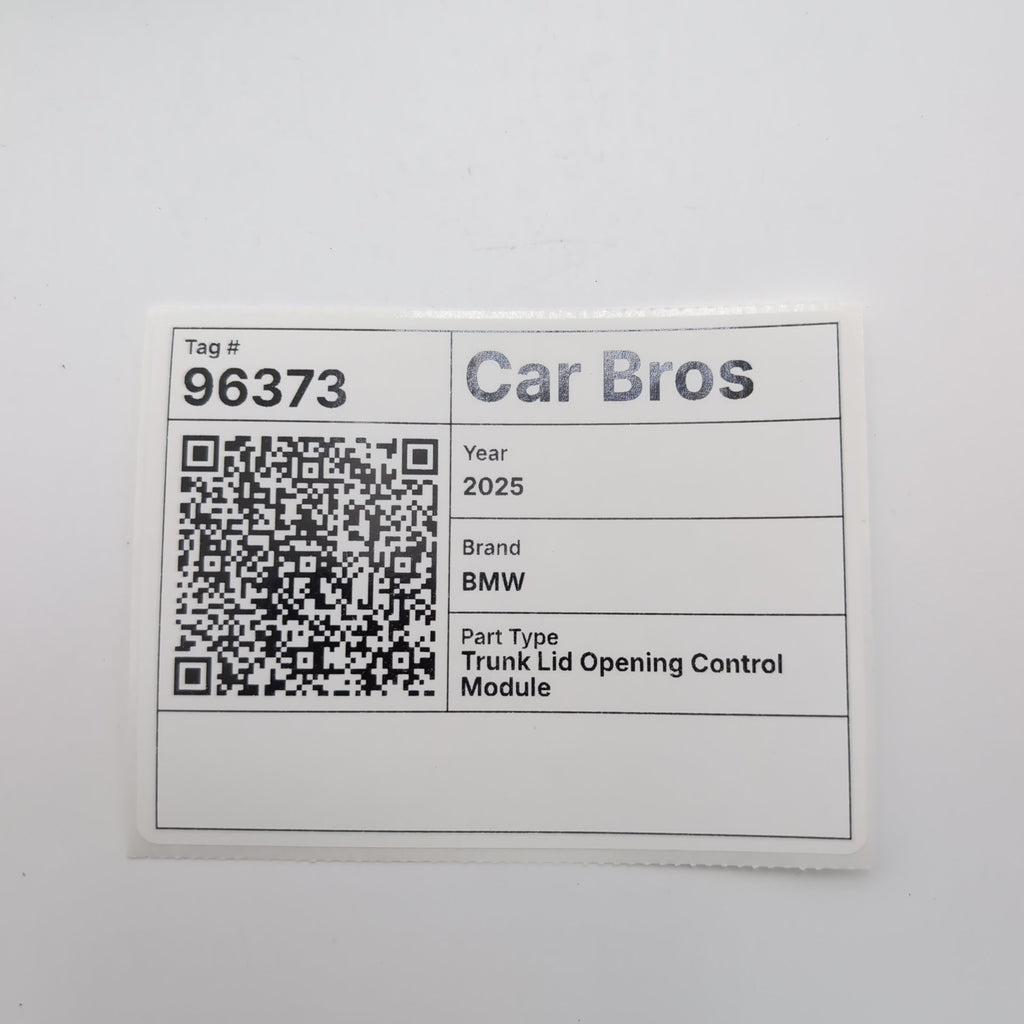 2024 - 2026 BMW G60 XM X6 X3 X1 X2 Trunk Lid Deck Lid Control Module 5B529E5