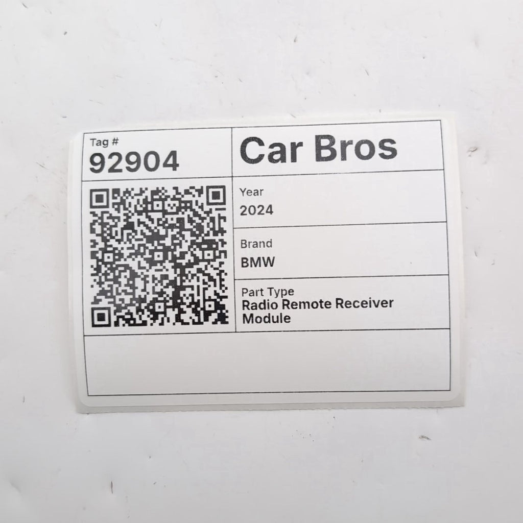 2019 - 2026 BMW G60 G70 X5 X6 X7 XM Radio Remote Receiver Control Module 5A81724