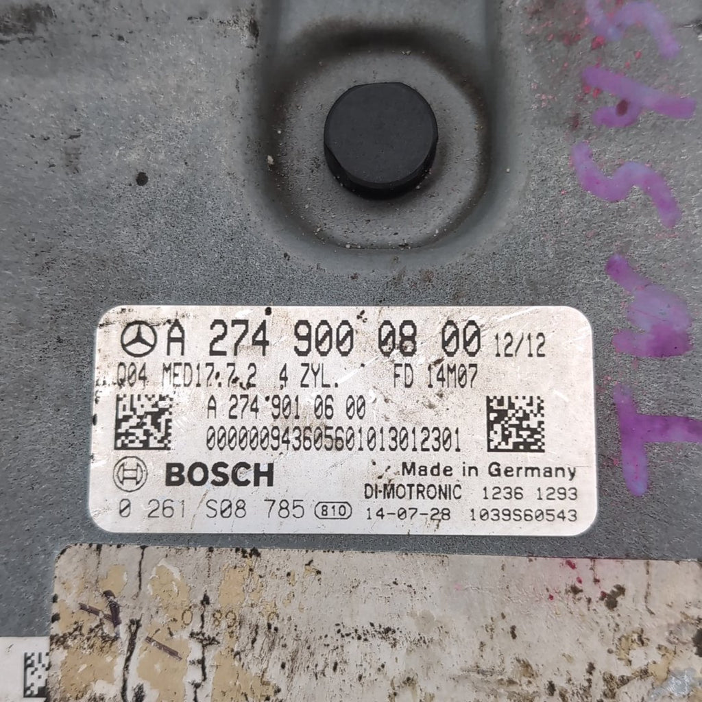 2015 2016 Mercedes C300 W205 Engine Computer Control Module A2749000800