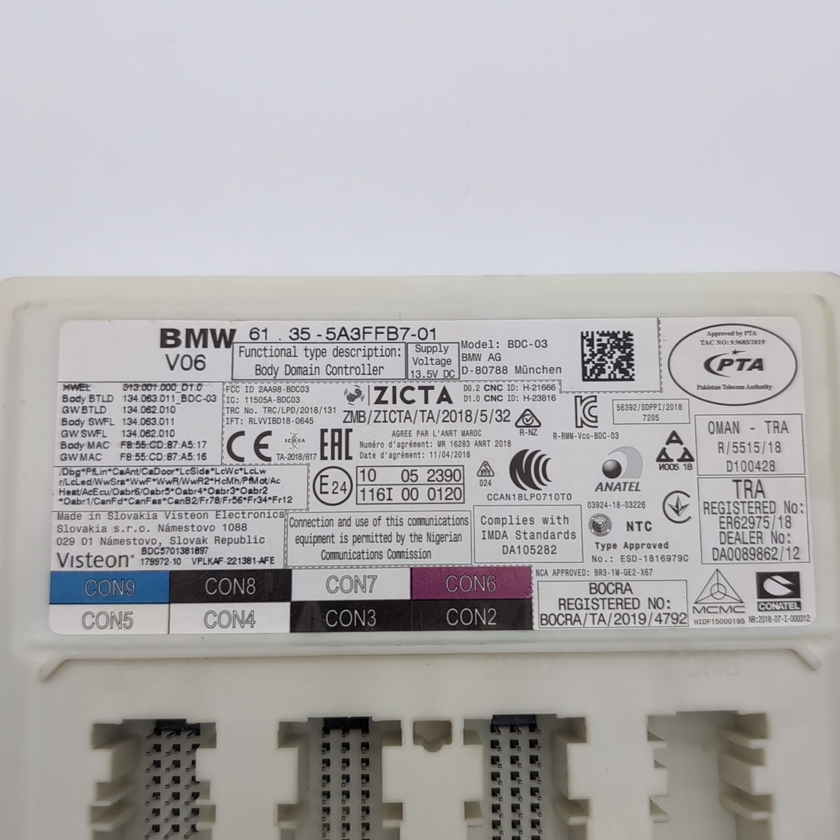 2021 BMW 228i Gran Coupe BDC Body Domain Control Module 5A3FFB7