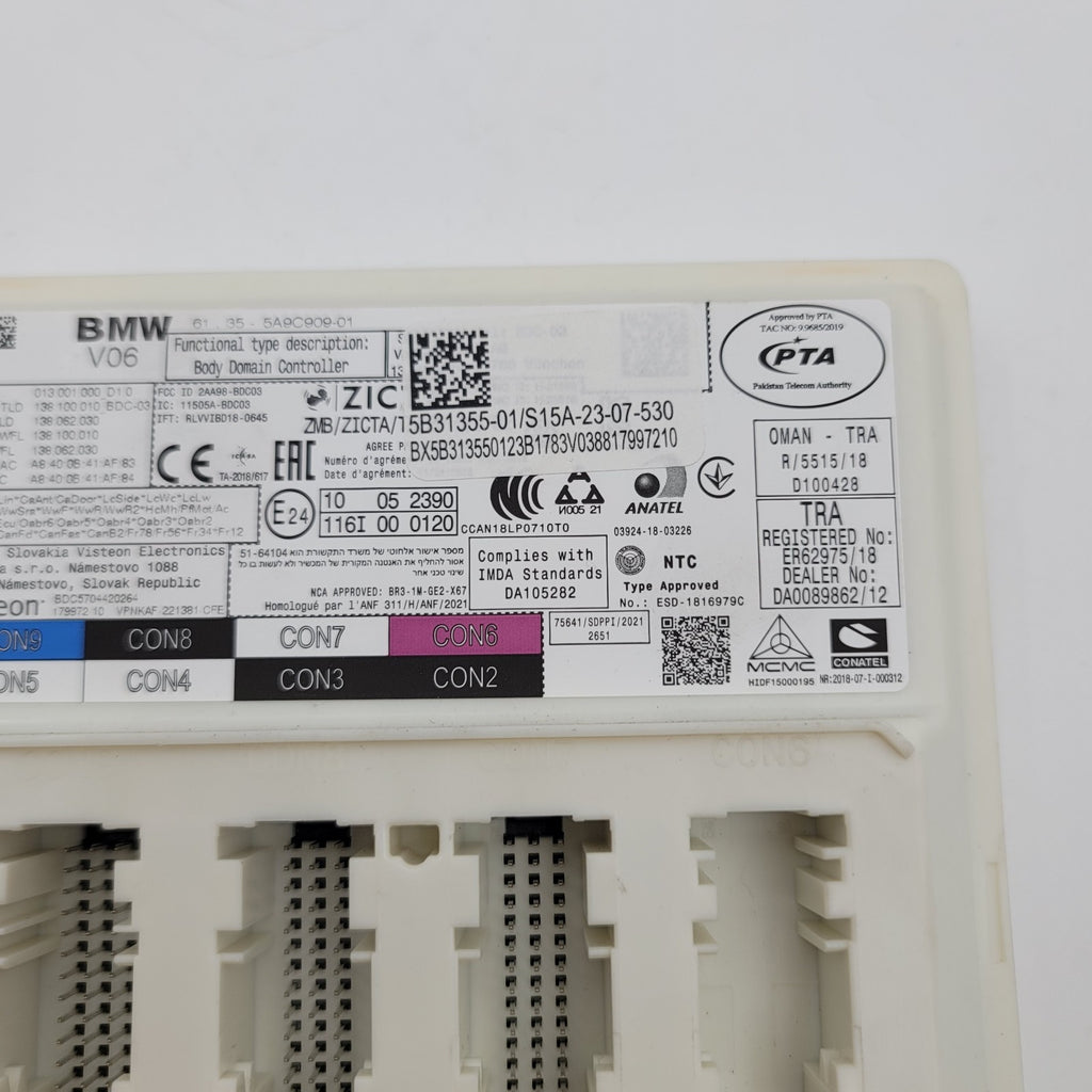 2023 BMW M2 G87 Body CONTROL MODULE BCM 5A9C909