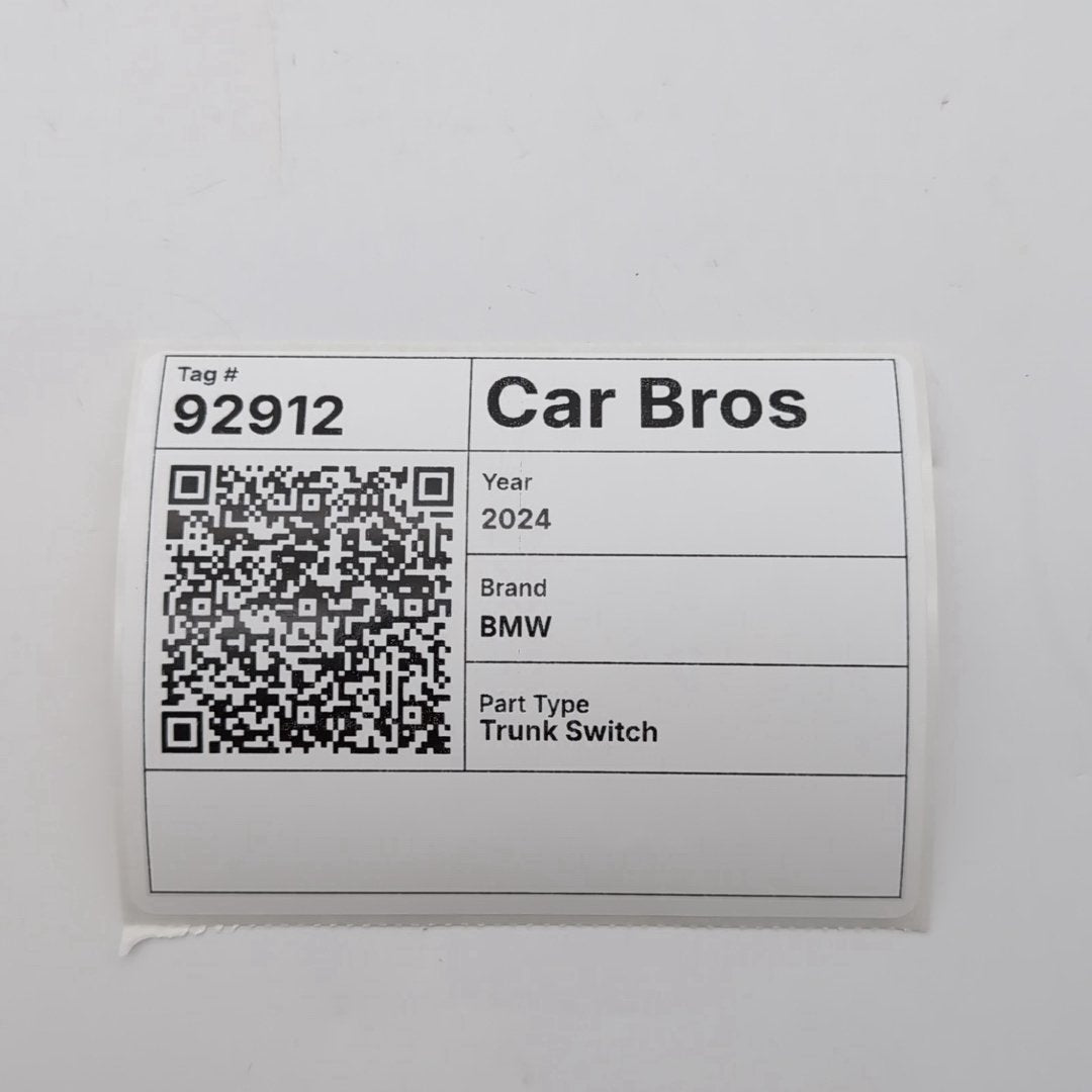 2021 - 2026 BMW 540i 530i i5 G60 M5 X1 X2 X3 Trunk Lid Tailgate Switch Button