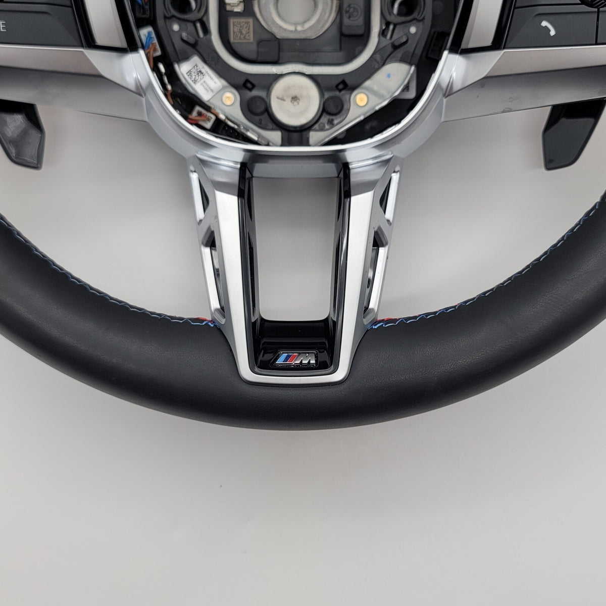 2023 2024 BMW X1 U11 M35I M-SPORT HEATED STEERING WHEEL BLACK LEATHER RED STRIP