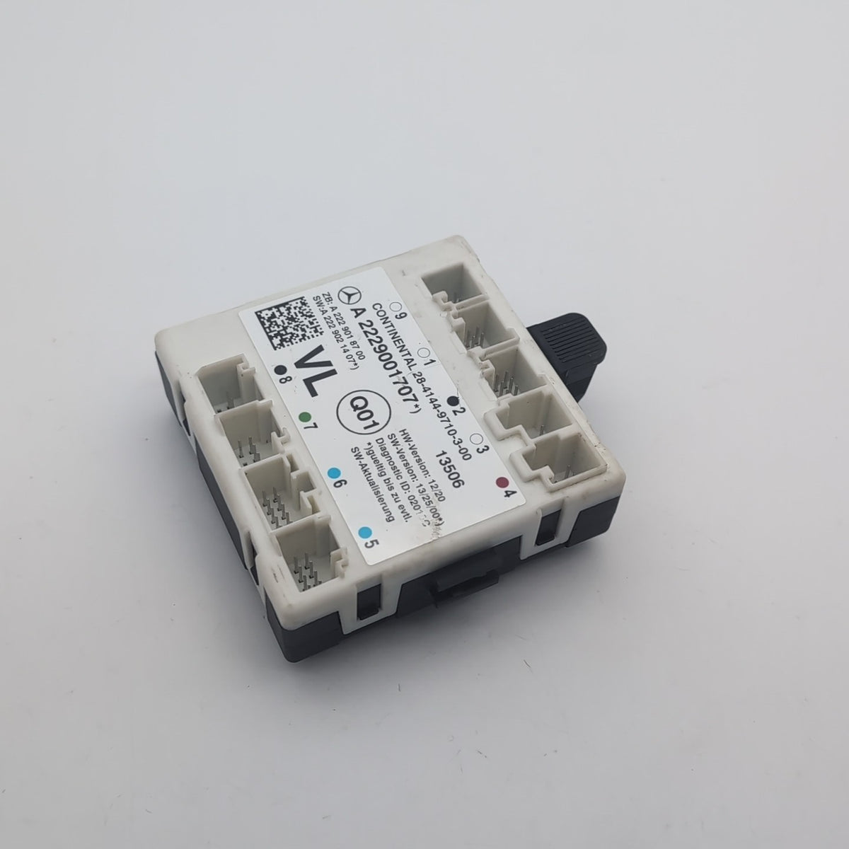 2014 Mercedes W222 S550 Front Left Door Control Module OEM A2229001707