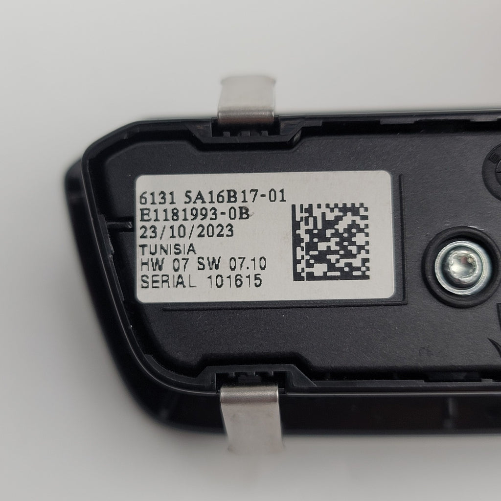2021 - 2026 BMW G20 G80 G22 G26 G82 M3 M4 Headlight Control Switch Panel 5A16B17