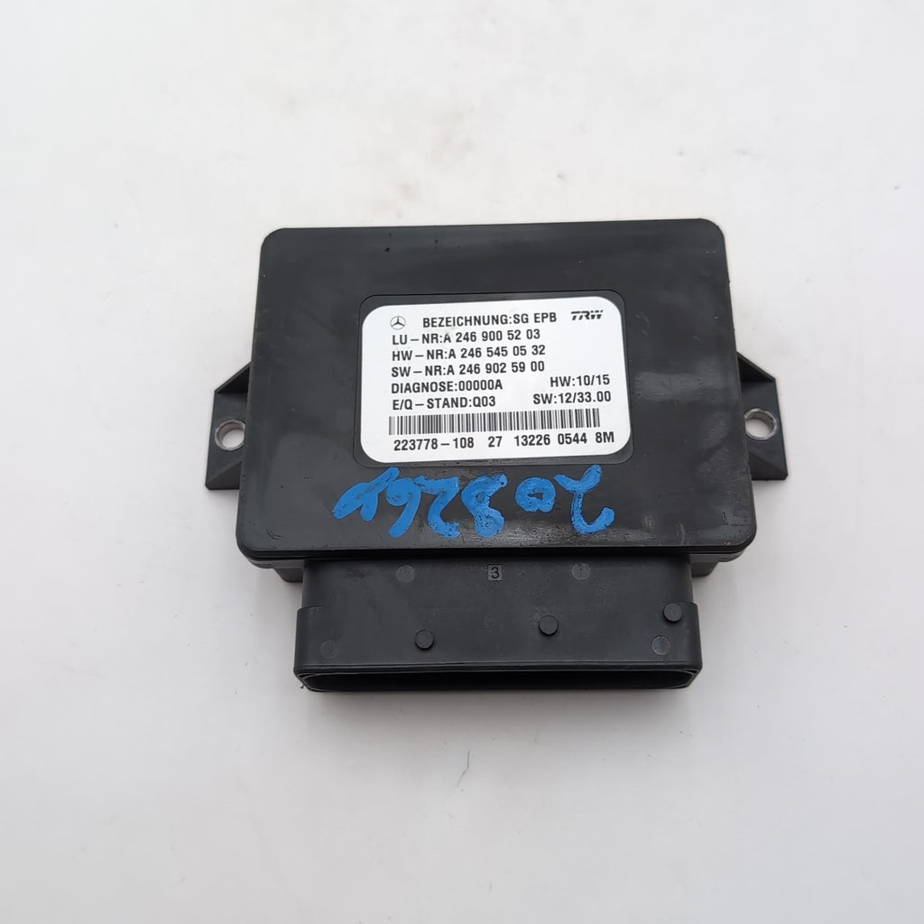 2013 2014 2015 2016 Mercedes CLA250 Parking Brake Control Module A2469005203