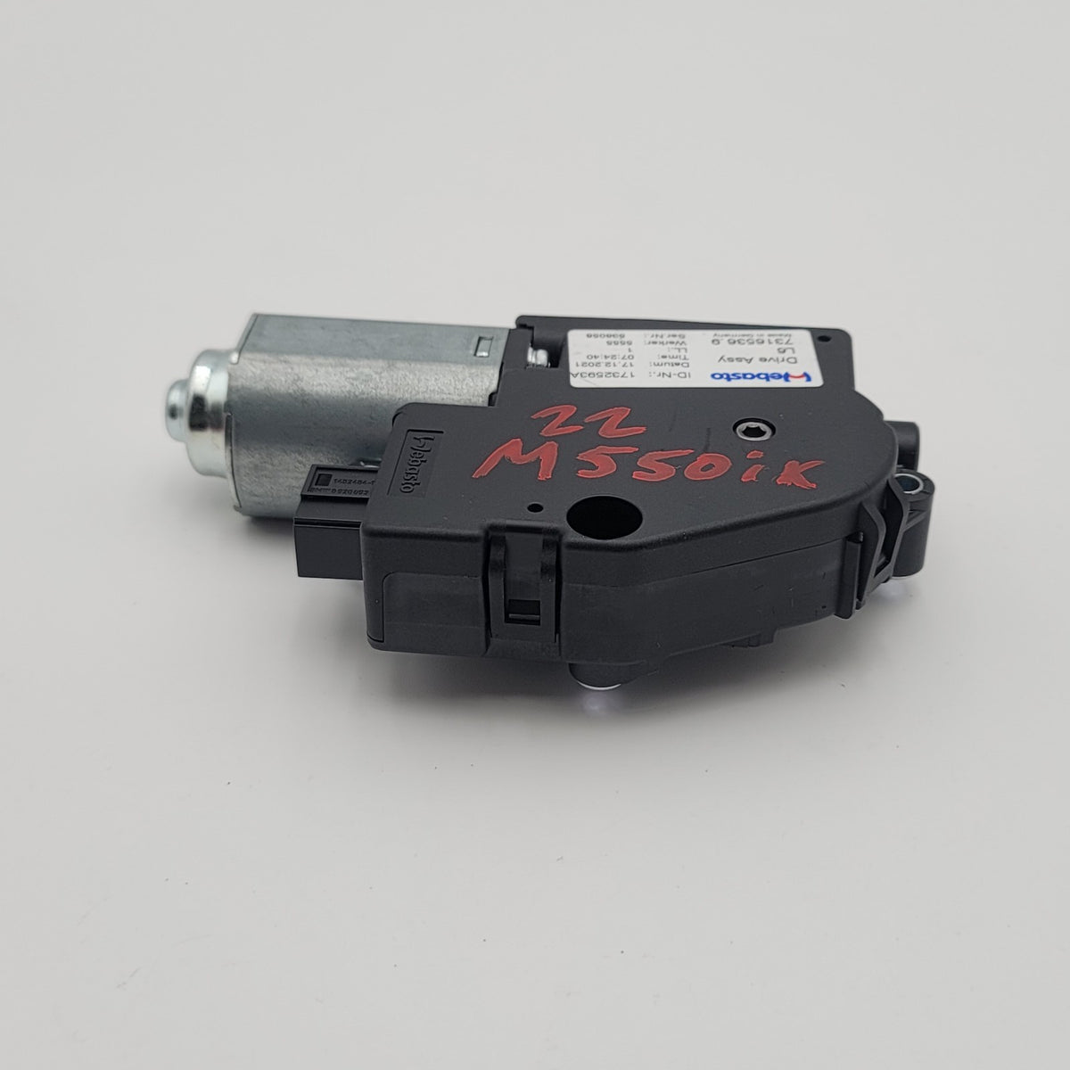 2018 2019 2020 2021 2022 BMW G30 G31 M550i Sunroof Motor Drive Unit OEM 7316536