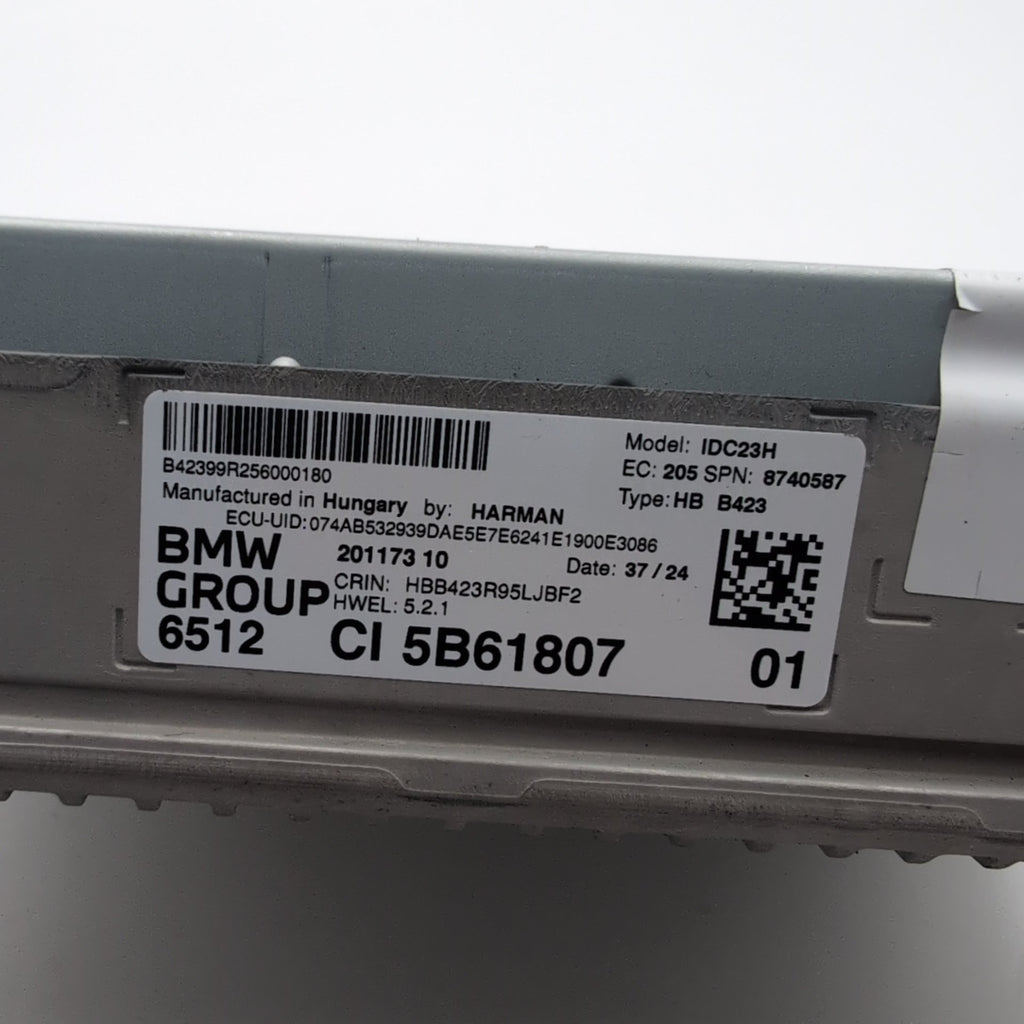 2024 2025 BMW X1 X2 High 6 Radio Navigation Infotainment Head Unit 5B61807