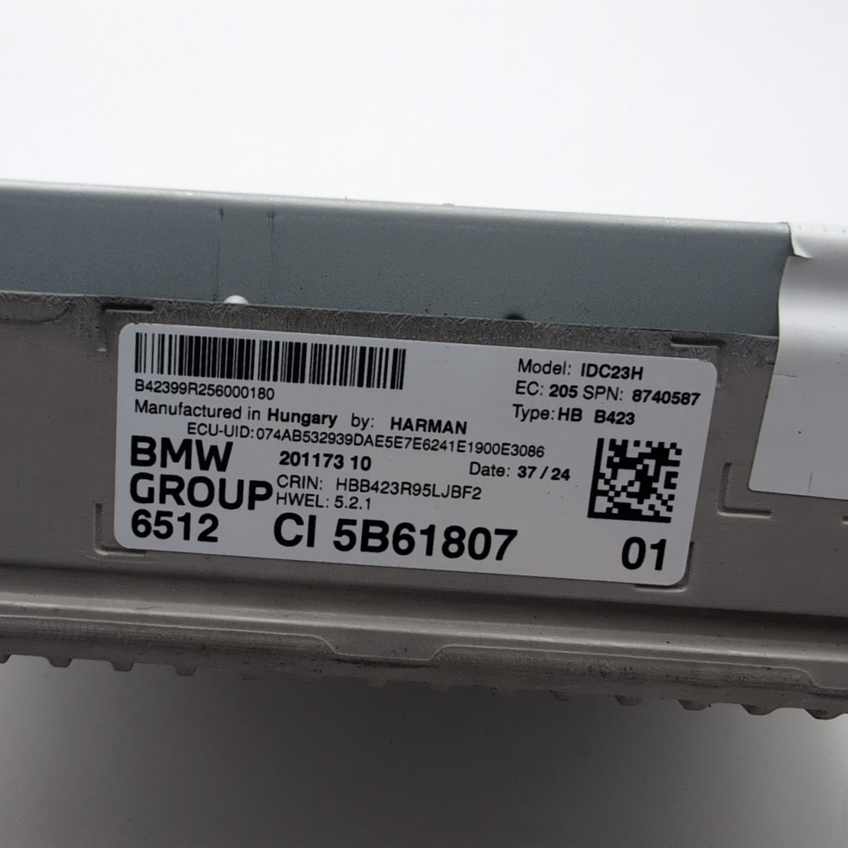 2024 2025 BMW X1 X2 High 6 Radio Navigation Infotainment Head Unit 5B61807