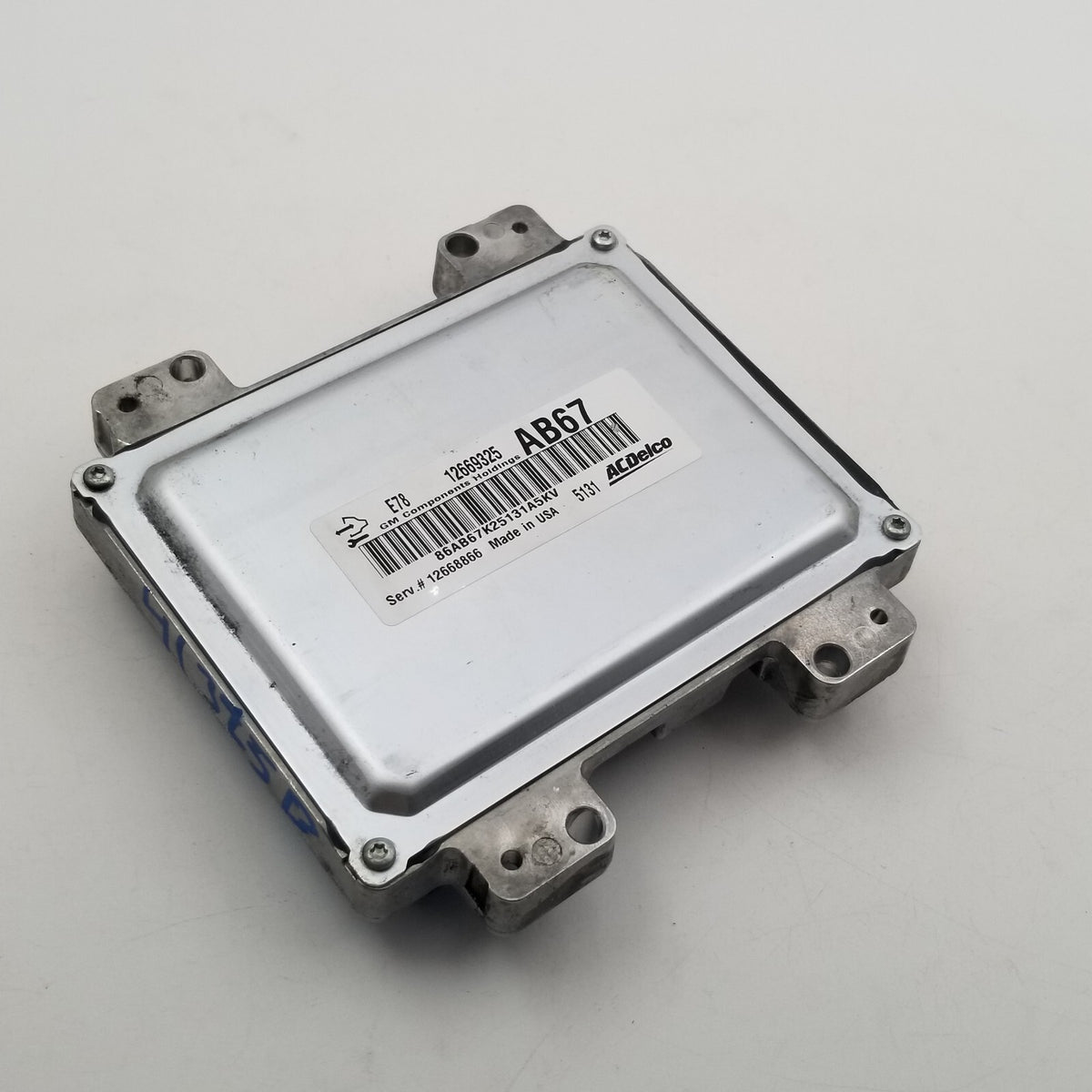 2012 2013 2014 2015 2016 CHEVROLET CRUZE Engine Computer Module ECU 12669325