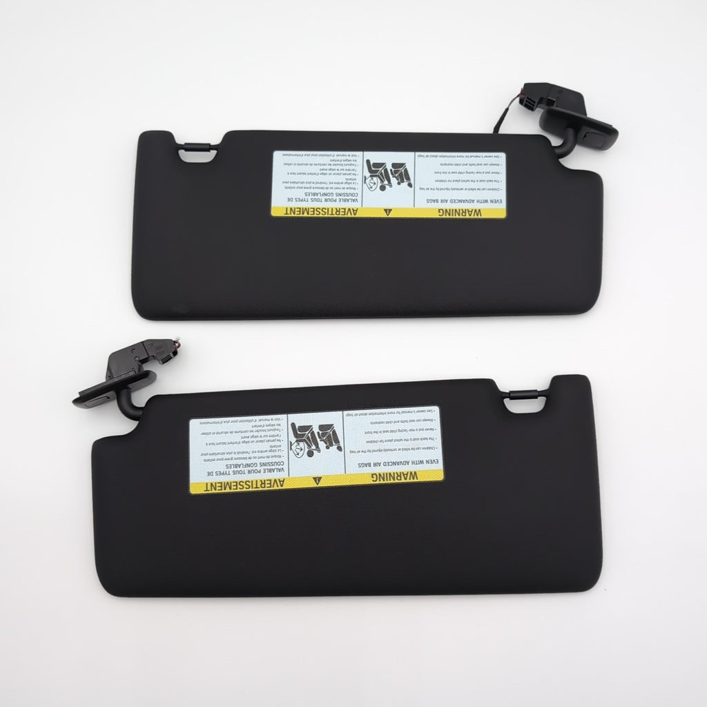 2023 2024 BMW M440i GRAN-COUPE G26 FRONT LEFT & RIGHT SUN VISOR SET 2 BLACK