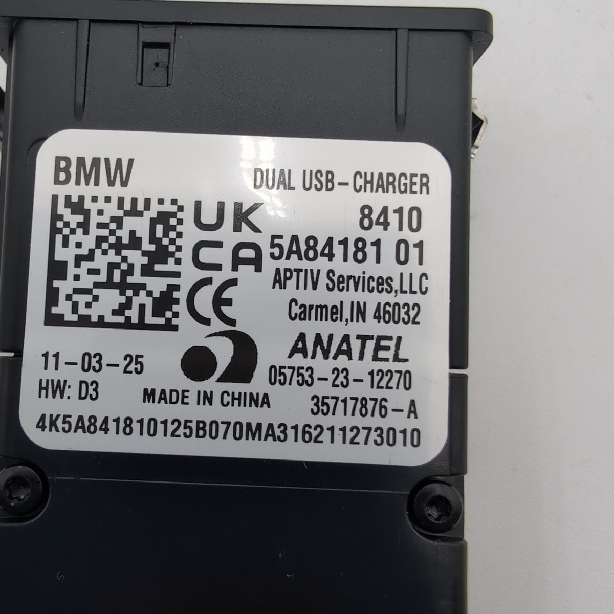 2023 - 2026 BMW 228i F74 X1 X2 MINI Dual USB Port Charger Socket 5A84181