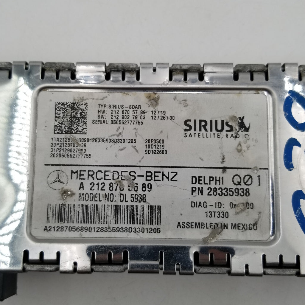 2013- 2016 MERCEDES GL450 X166 SATELLITE RADIO CONTROL MODULE OEM A2128705689