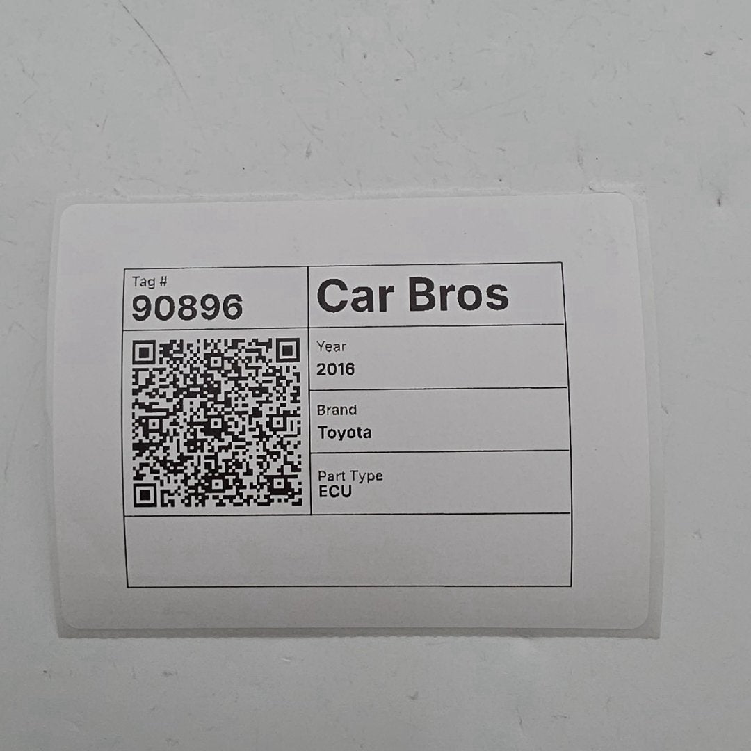 2015 2016 Toyota Corolla Engine Computer Control Module ECU 89661-0Z630