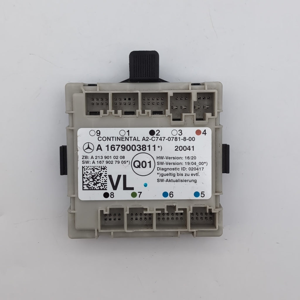 2016- 2022 MERCEDES GLC300 X253 FRONT LEFT DOOR CONTROL MODULE OEM A1679003811