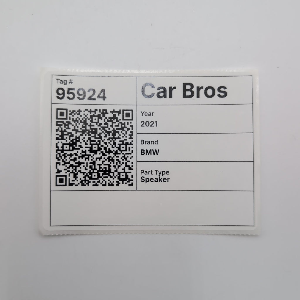 2016 - 2021 BMW I01 F30 F32 G11 G12 G30 Front Rear Door Midrange Speaker 9364956