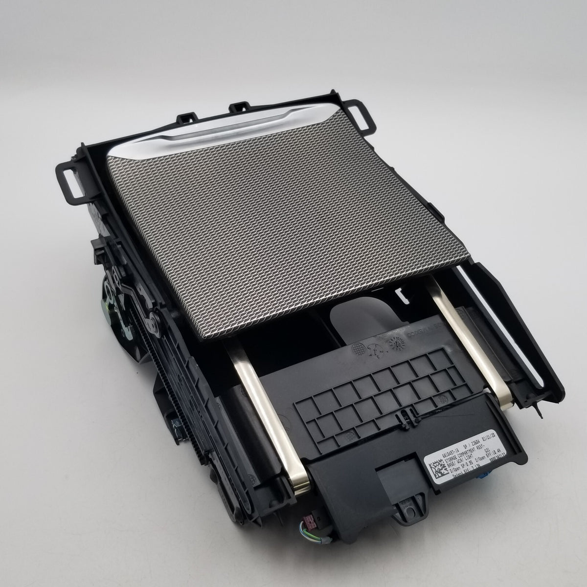 2019 - 2026 BMW X5 X6 X7 Center Console Storage Compartment Aluminum Rhombicle