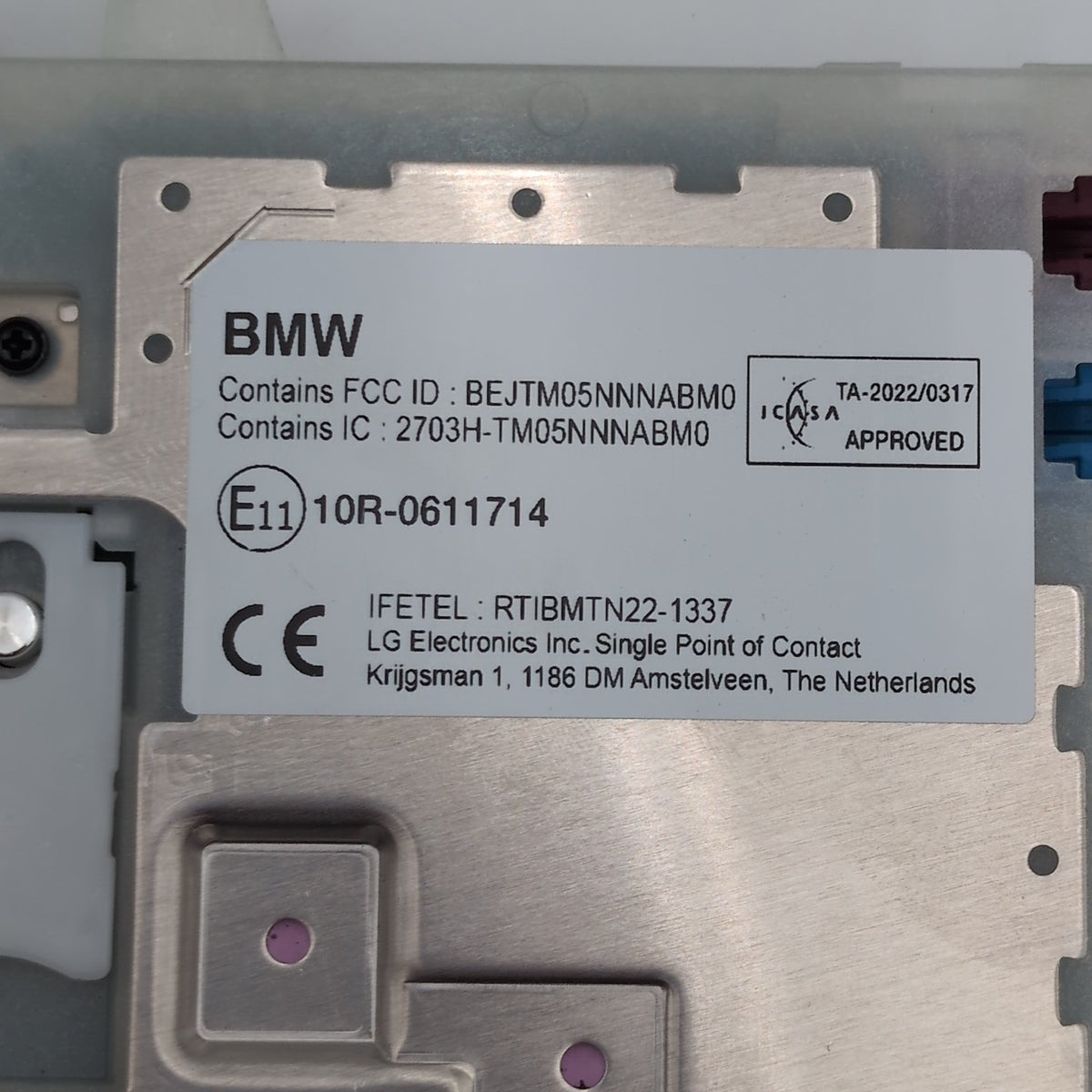 2025 BMW 330i G20 X1 U11 X3 G45 Antenna Telematics Control Module 5B5C761