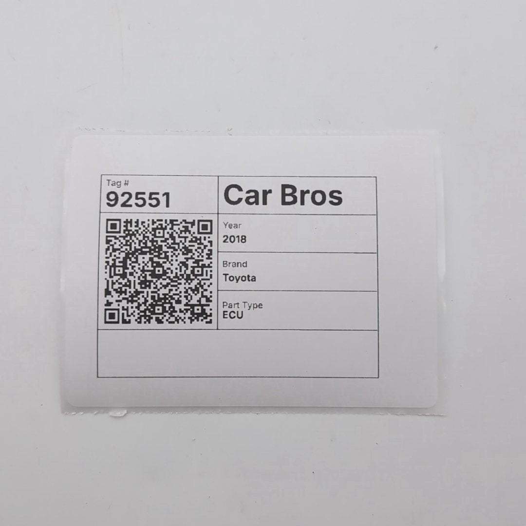 2016 2017 2018 Toyota RAV4 2.5L Engine Computer Control Module ECU 89661-42W02