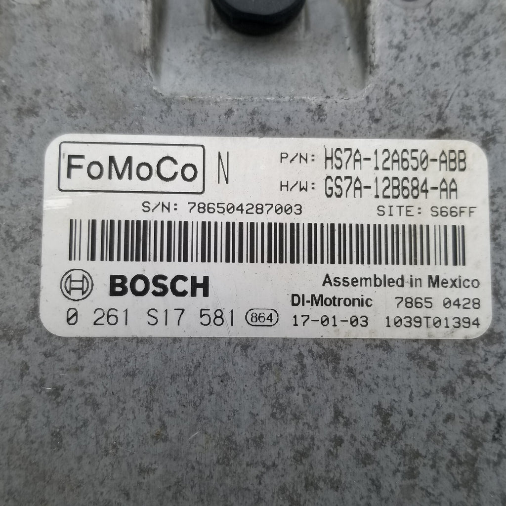 2017 2018 2019 Ford Fusion Engine Computer Control Module ECU OEM HS7A12A650ABB