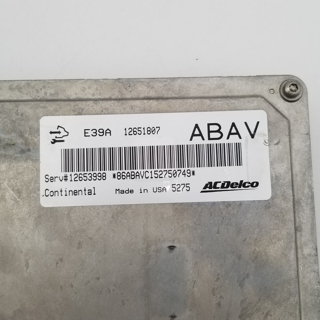 2016 CHEVROLET EQUINOX Engine Control Module ECU 12651807