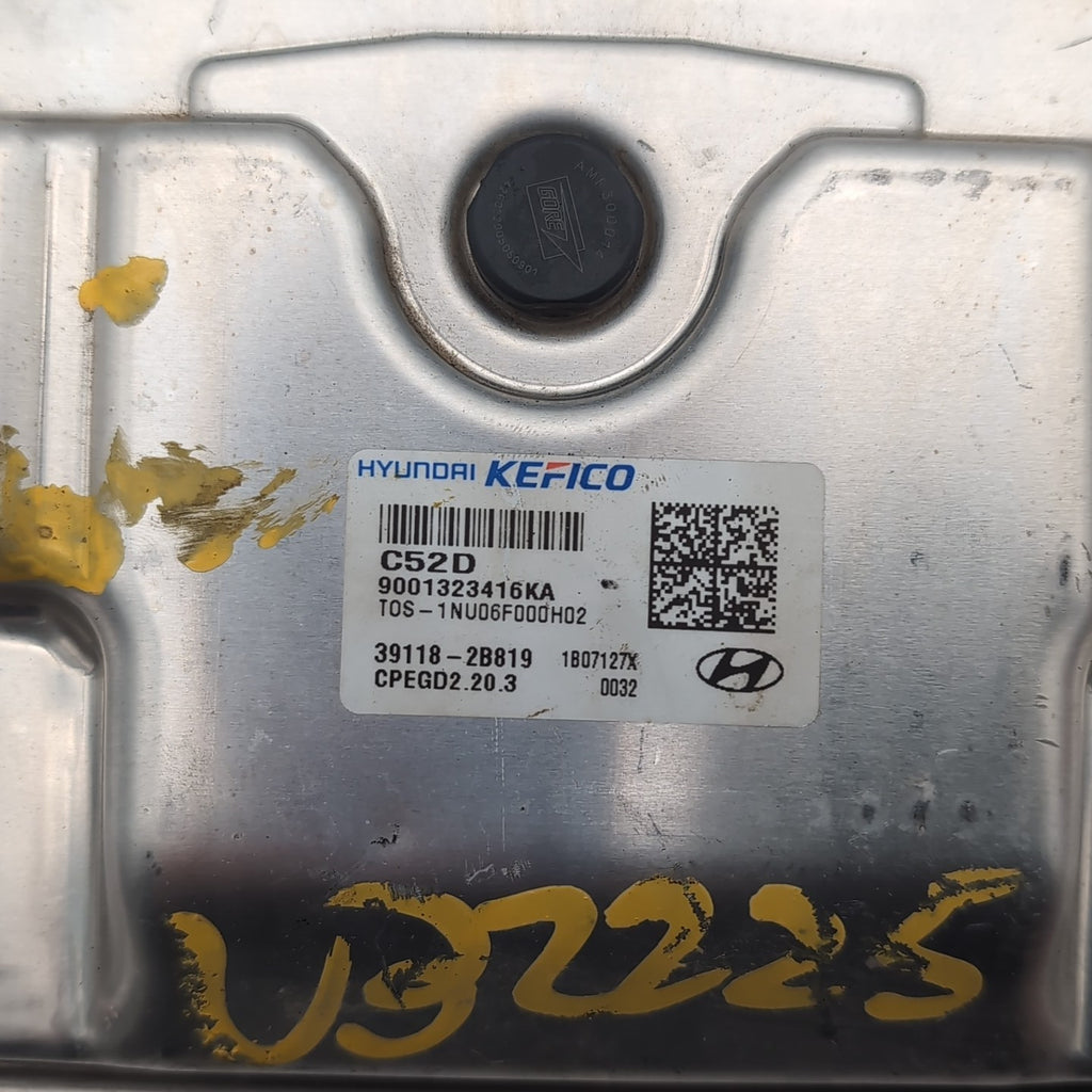2021 Hyundai Kona 1.6L ECM PCM Engine Control Unit ECU 39118-2B819