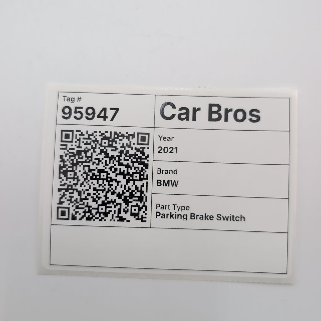 2019 2020 2021 BMW i3 i3s I01 Center Console Parking Brake Switch 9878668