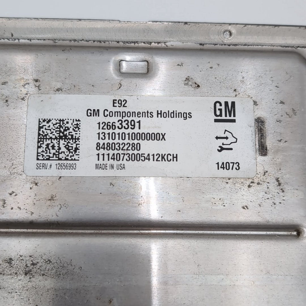 2014 - 2016 Chevrolet Silverado 1500 Engine Computer Control Module E92 12663391