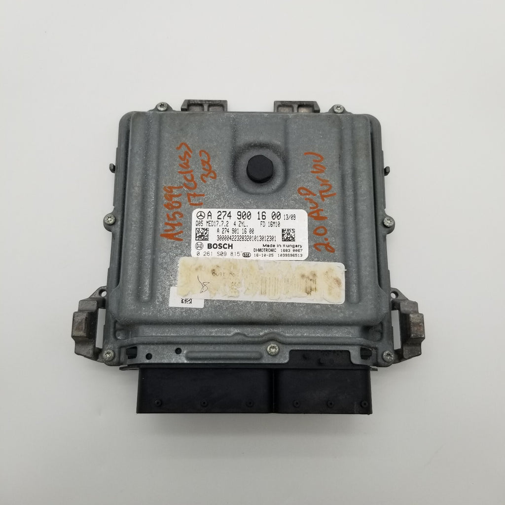 15-20 Mercedes GLC300 C300 E300 M274 ECU ECM Engine Control Module Unit