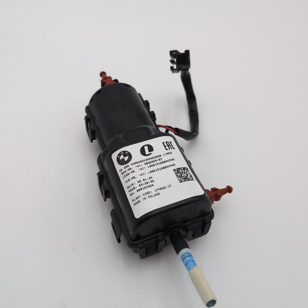 2023 2024 2025 BMW i7 G70 Left Seat Pneumatics Module Pump 9892959