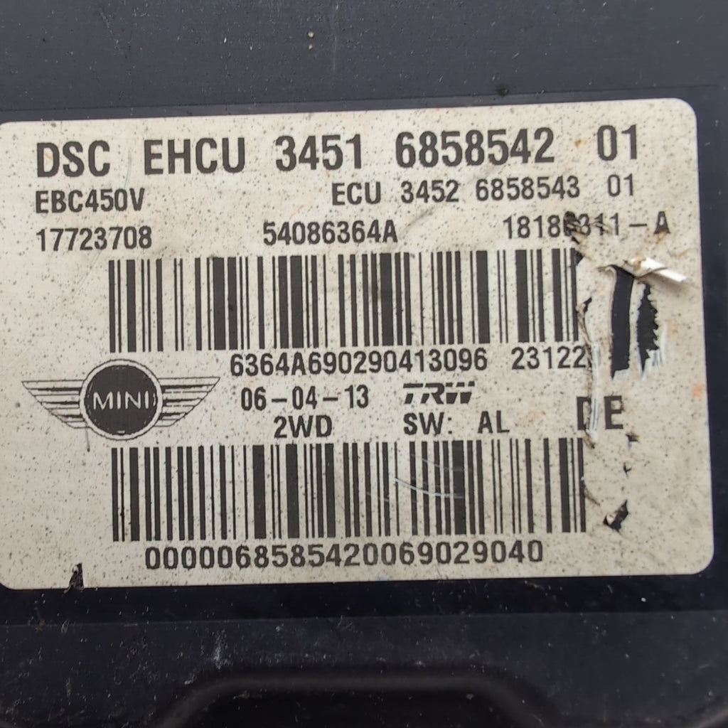 2009- 2015 Mini Cooper Countryman ABS Anti Lock Brake Pump 6858542