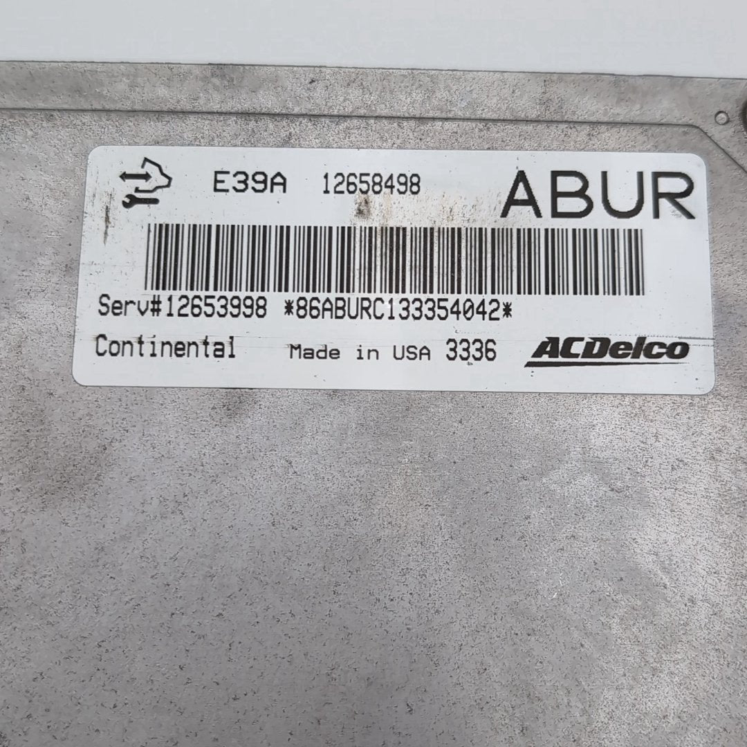 2013 - 2016 Buick Regal 2.0L Engine Computer Control Module ECU E39A 12658498