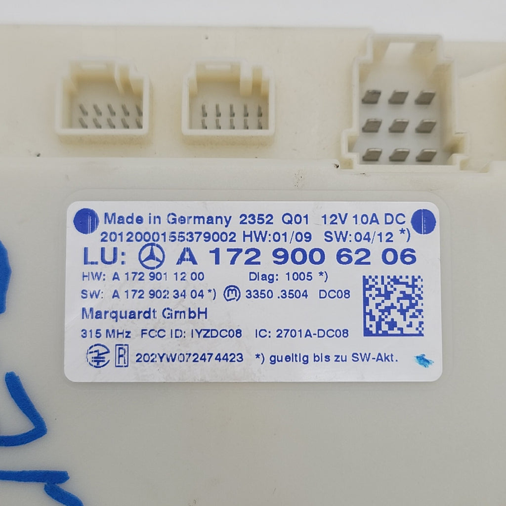 2010-15 Mercedes C CLS E CLASS Keyless Go Entry Control Module A1729007900