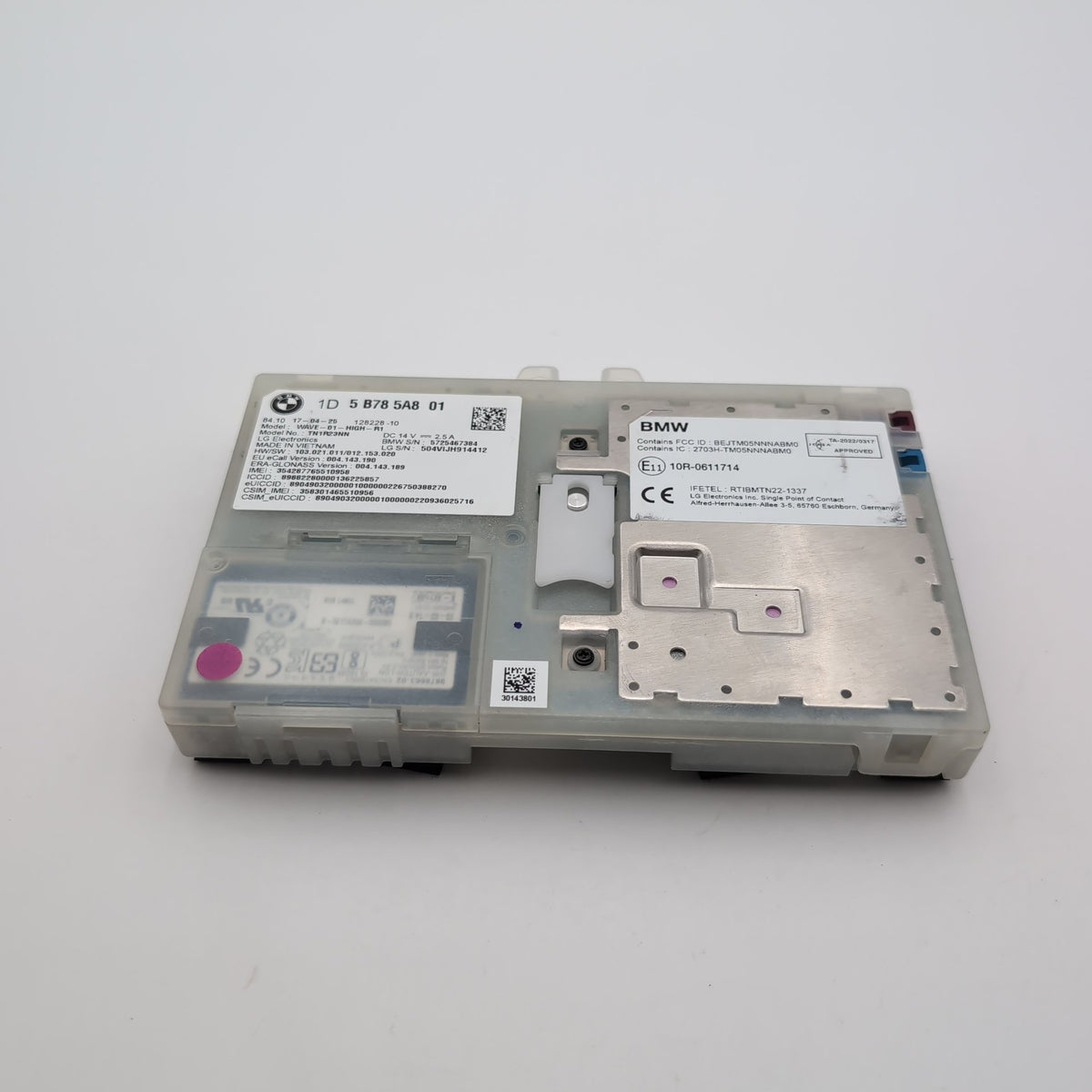 2023 - 2026 BMW G42 G20 G26 G60 F74 X2 X3 X5 X7 Antenna Telematic Control Module