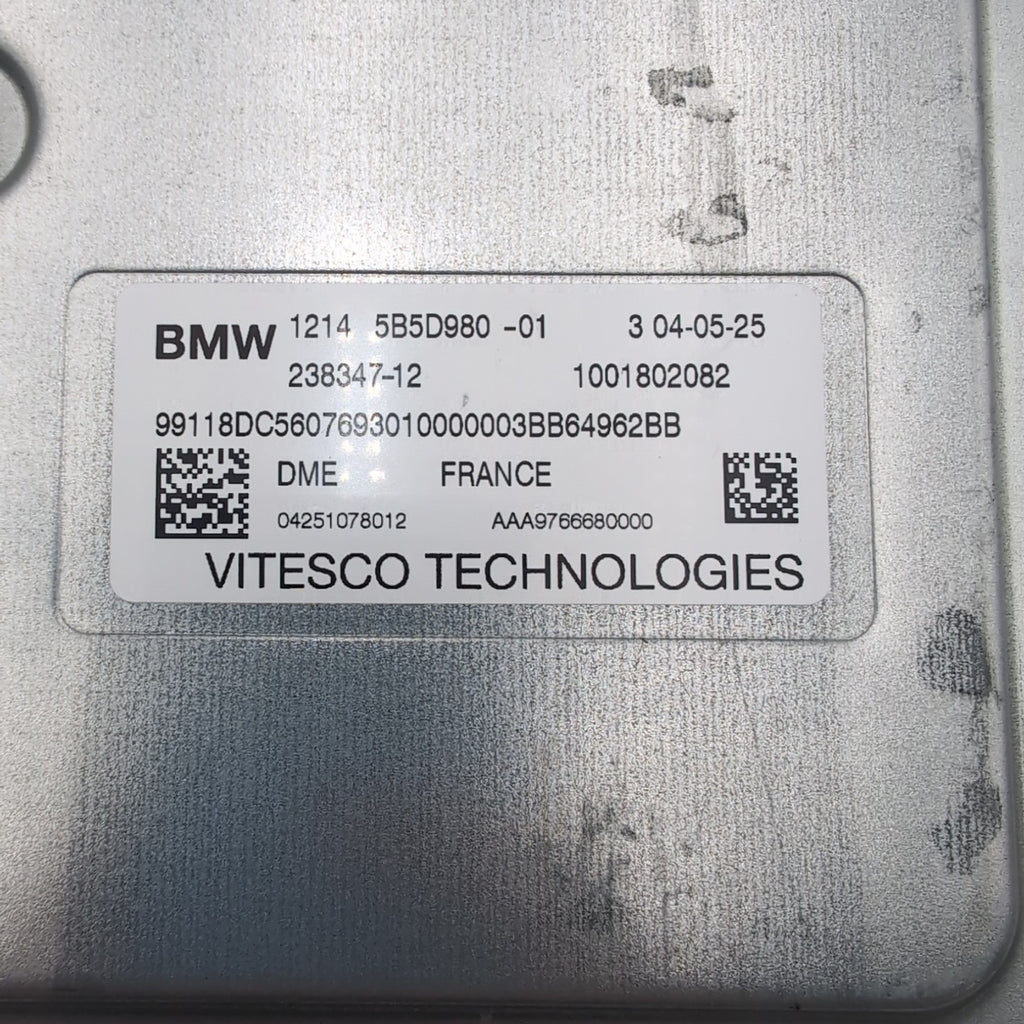 2025 BMW X3 G45 X7 G07 Engine Computer Control Module ECM ECU DME OEM 5B5D980