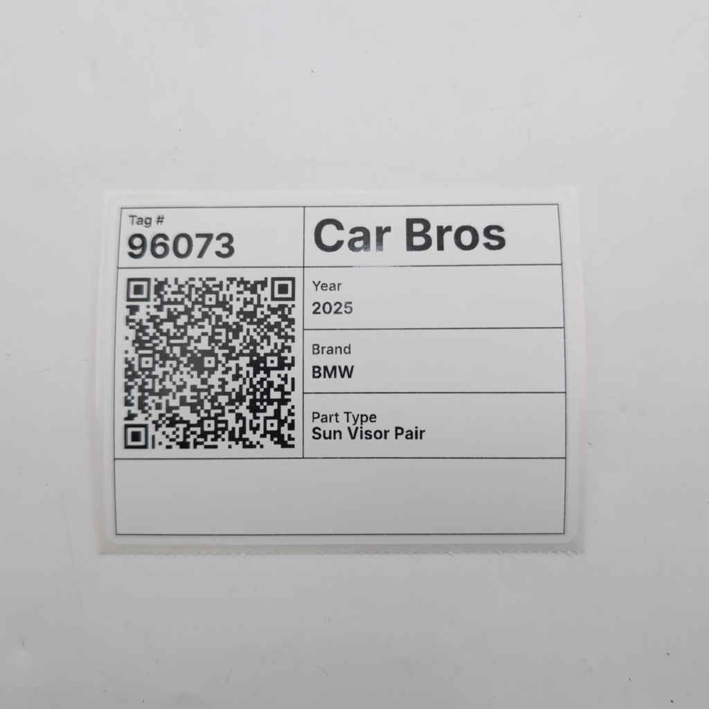 2021 - 2026 BMW 430i 440i i4 G22 G26 Left Right Sun Visor Set 8097333 8097334