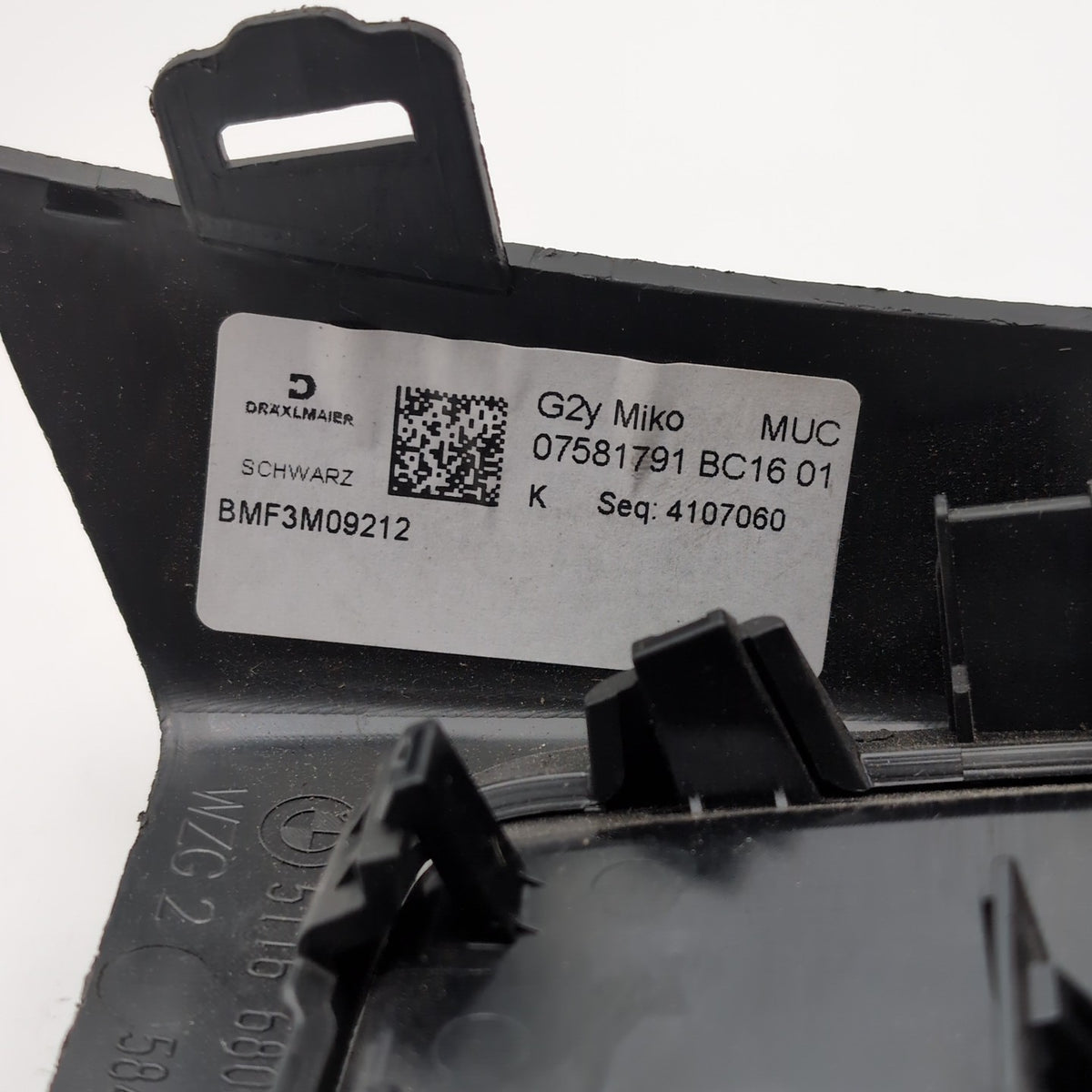 2021 2022 2023 2024 BMW G82 G83 G80 M3 M4 Rear Center Console AC Vent Trim