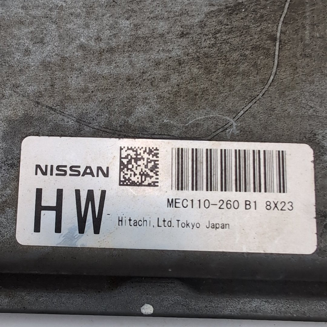 2009 Nissan Altima 2.5L Engine Computer Control Module ECU MEC110-260 B1