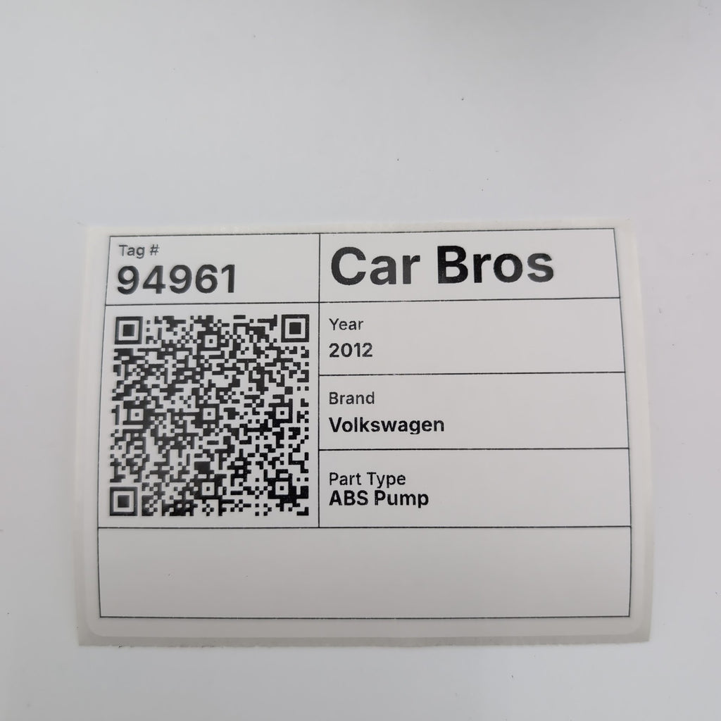 2011 2012 Volkswagen CC ABS Anti Lock Brake Pump 3AA614109AB