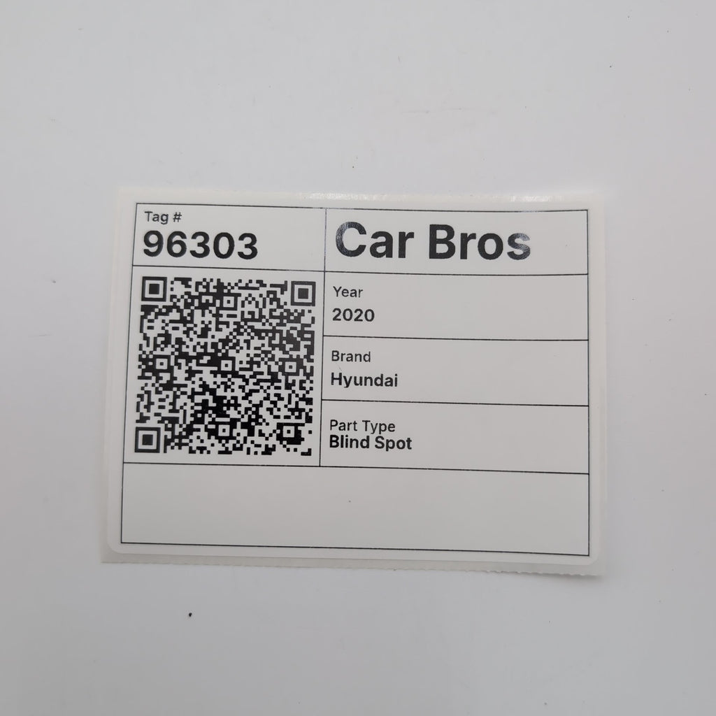 2019 2020 2021 Hyundai Kona SLAVE RH Right Blind Spot Radar Sensor 95820-J9000