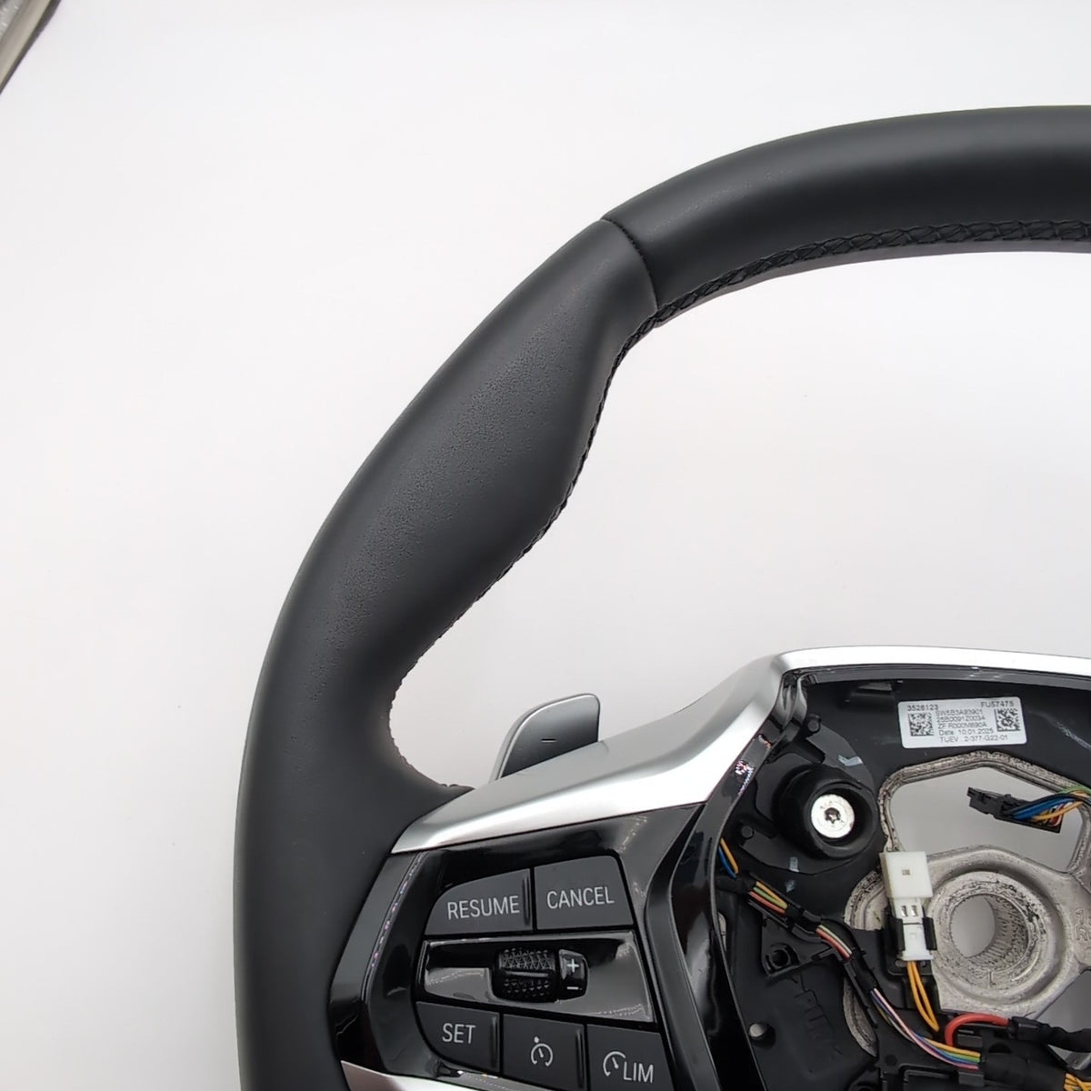 2025 BMW 430I G26 Steering Wheel Leather Black with Paddle Shifter OEM 5B3A939