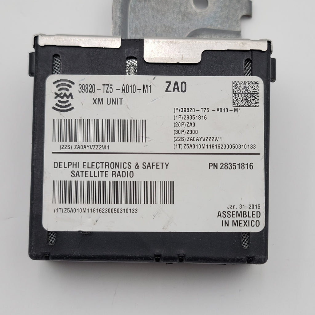 2014 2015 2016 ACURA MDX SATELLITE RECEIVER MODULE 39820-TZ5-A010-M1