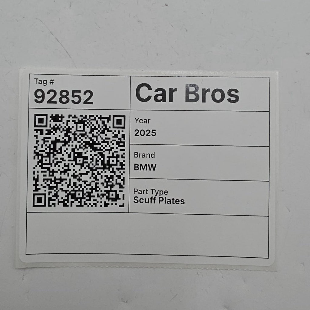 2019 - 2026 BMW i4 G20 G26 M Sport Front Door Sill Scuff Plate Trim Set 8079739