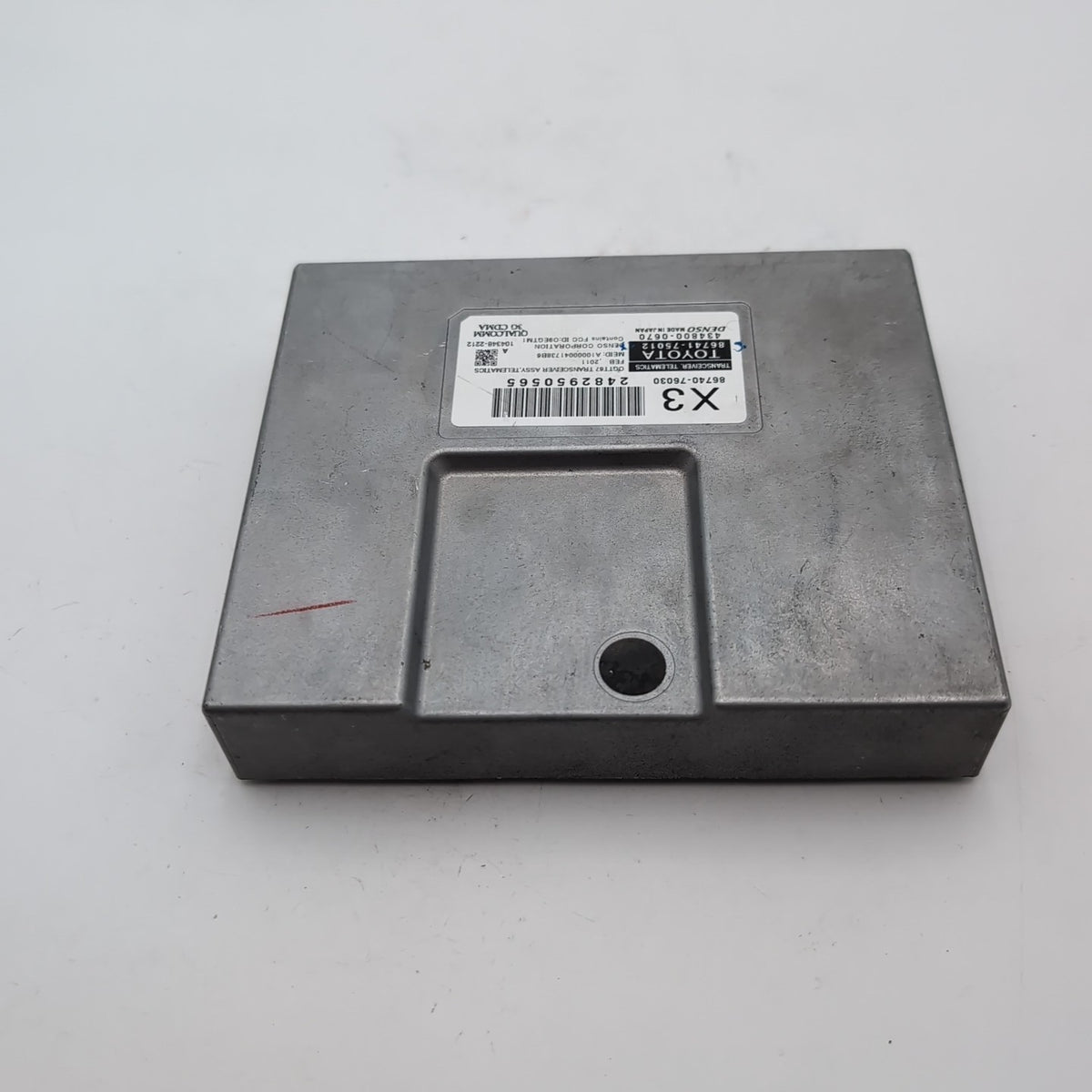 2011 2012 2013 Lexus CT200H Transceiver Telematics Module OEM 86741-75012