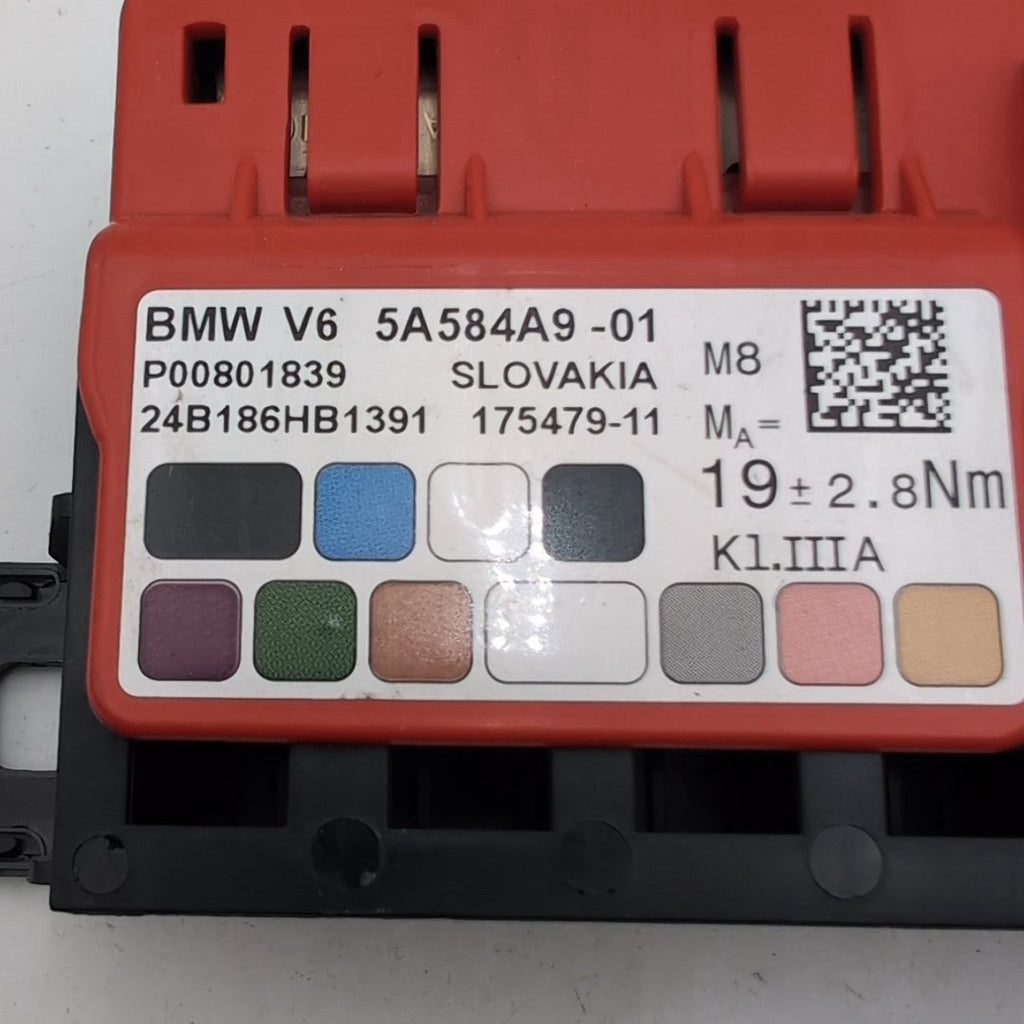 2024 - 2026 BMW XM X5 Rear Trunk Power Distribution B+ Junction Terminal 5A584A9